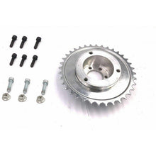 26" 10 Spoke Magnesium Mag Wheels Set Rims 100x135MM & Rear Hub Adapter 36T Sprocket for Gas Motorized Bicycle