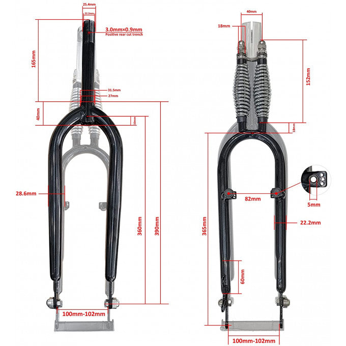 Disc sales brake forks