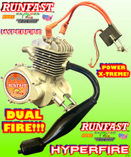 HYPERFIRE TM 2-stroke 66cc/80cc HYPERFIRE Motorized Bike ENGINE KIT FOR MOTORIZED BICYCLE AND MONSTER POWER PIPE THRUSTMAXX AND PERFORMANCE CARBURETOR