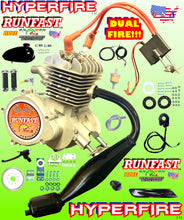 HYPERFIRE TM 2-stroke 66cc/80cc HYPERFIRE Motorized Bike ENGINE KIT FOR MOTORIZED BICYCLE AND MONSTER POWER PIPE THRUSTMAXX AND PERFORMANCE CARBURETOR