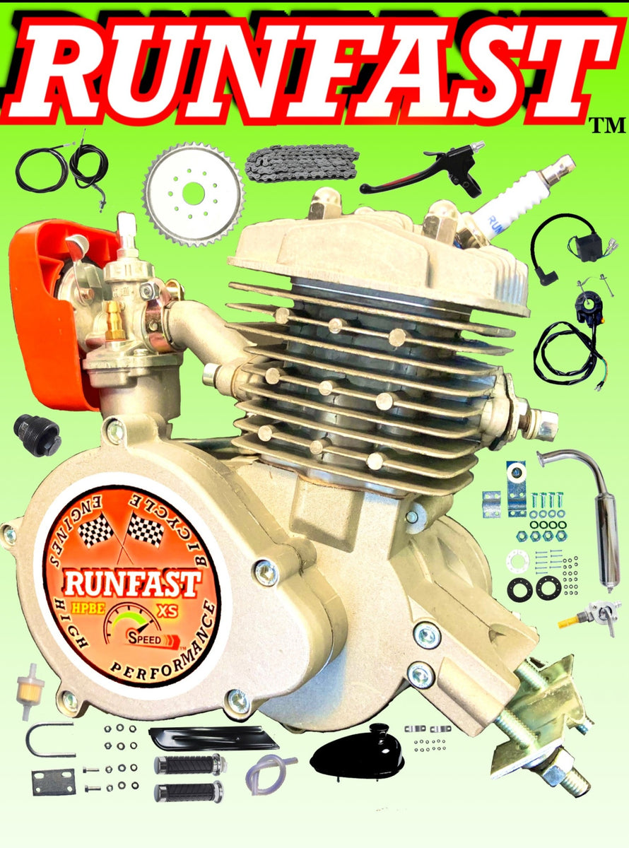 RUNFAST TM 2-STROKE 66CC/80CC 2-STROKE MOTORIZED BIKE PK-80