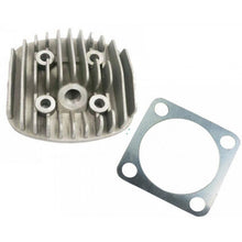 Motorized bike 2-stroke Silver Cylinder Head 80cc/66cc and Gasket