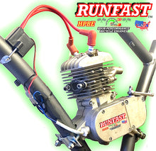 MONSTER HYPERFIRE RUNFAST TM 2-stroke 66cc/80cc SUPERPOWER Motorized Bike ENGINE KIT FOR MOTORIZED BICYCLE KITS NASTY JACK  WITH PERFORMANCE UPGRADES