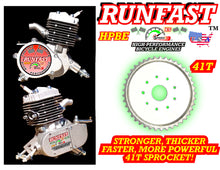 MONSTER HYPERFIRE RUNFAST TM 2-stroke 48cc/49cc/50cc SUPERPOWER Motorized Bike ENGINE KIT FOR MOTORIZED BICYCLE KITS WITH PERFORMANCE UPGRADED PIPE