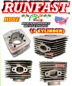 Open Port Silver 66cc/80cc Cylinder Body and Base Gasket (with 40mm intake stud spacing)