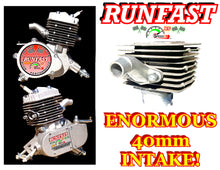 MONSTER HYPERFIRE RUNFAST TM 2-stroke 48cc/49cc/50cc SUPERPOWER Motorized Bike ENGINE KIT FOR MOTORIZED BICYCLE KITS WITH PERFORMANCE UPGRADED PIPE