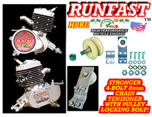 MONSTER HYPERFIRE RUNFAST TM 2-stroke 48cc/49cc/50cc SUPERPOWER Motorized Bike ENGINE KIT FOR MOTORIZED BICYCLE KITS WITH PERFORMANCE UPGRADED PIPE