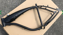 2.4 L BLACK ALUMINUM GAS TANK FRAME AND FORK FOR 2-STROKE 4-STROKE 48CC/66CC/80CC MOTORIZED BIKES