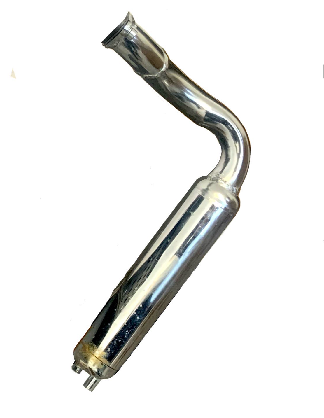 Exhaust Muffler Pipe For 49cc 50cc 60cc 80cc Motorized Bicycle Engines