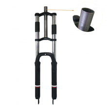 29" Suspension Fork 1" Threaded 25.4mm Straight Tube Double Shoulder Triple Tree, Disc Brake