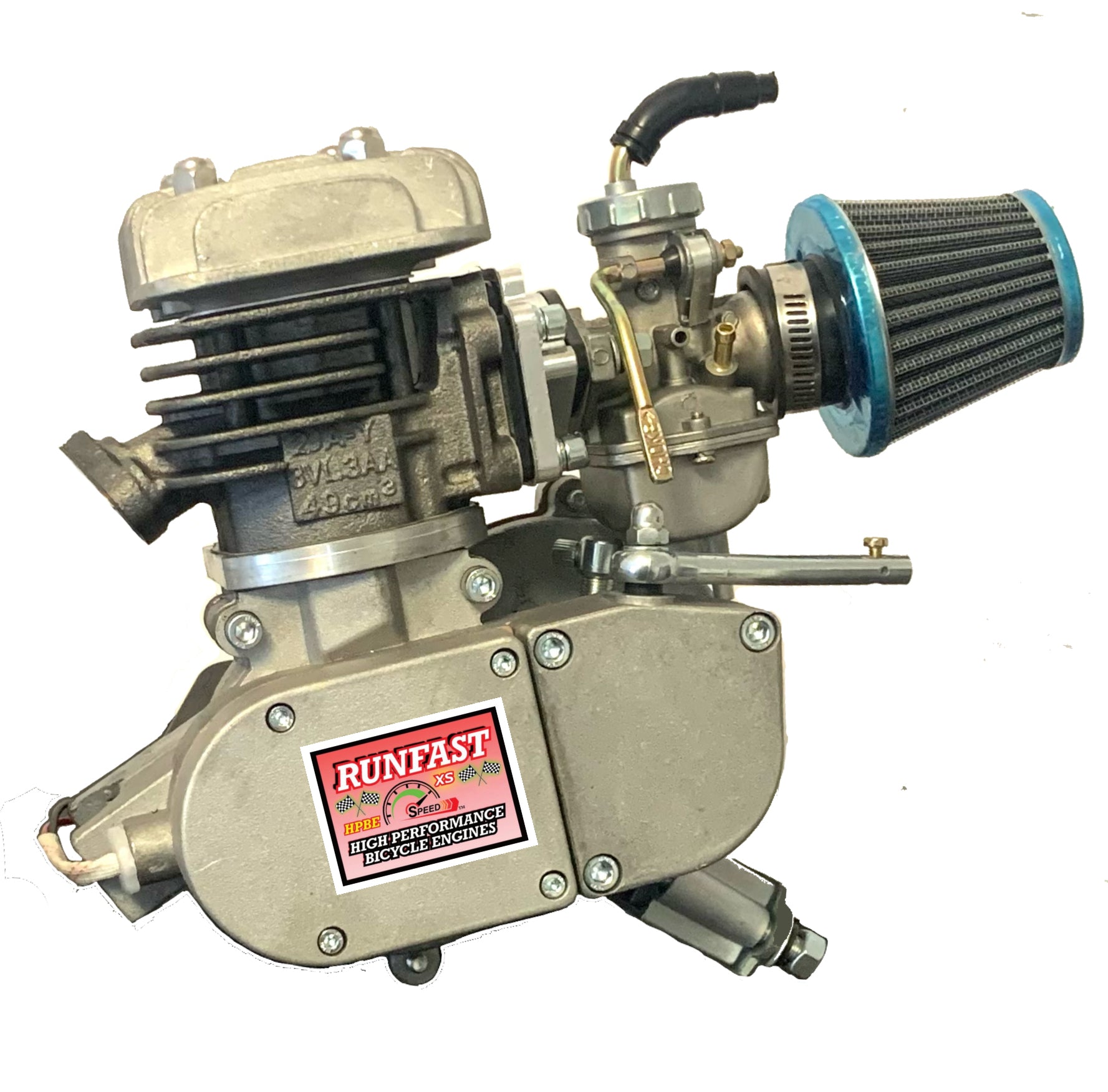 MINARELLI STYLE 2-STROKE HIGH PERFORMANCE COMPLETE BICYCLE ENGINE KIT ...