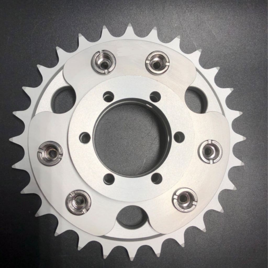 Sprocket for motorized sales bicycle