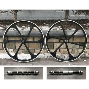 29"/700C Aluminum Mag Wheels 100x135MM Width-Black