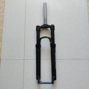 26 inch Single Shoulder Suspension Fork-Rebound Adjust/Disc Brake/Black/Manual Lockout 9mm QR Oil Spring