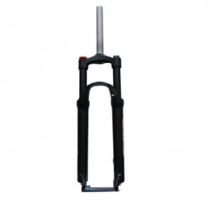 26 inch Single Shoulder Suspension Fork-Rebound Adjust/Disc Brake/Black/Manual Lockout 9mm QR Oil Spring