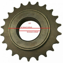 22T Durable Single Speed Bike Bicycle Rotary Freewheel Brown
