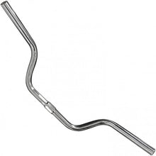 Riser Handlebar - Great for Mountain, Road, and Hybrid Bikes-(Silver, 25.4mm)