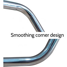 Riser Handlebar - Great for Mountain, Road, and Hybrid Bikes-(Silver, 25.4mm)