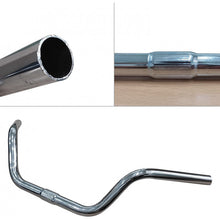 Riser Handlebar - Great for Mountain, Road, and Hybrid Bikes-(Silver, 25.4mm)
