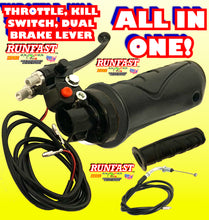 All In One Throttle kill Switch Dual Brake Lever Combo Assembly Set