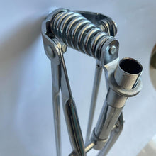 26 inch Bicycle Springer Fork 1" Threaded Bike Fork, Disc Brake Heavy Duty Fork for Cruiser Chopper Bike-Silver