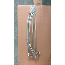 26 inch Bicycle Springer Fork 1" Threaded Bike Fork, Disc Brake Heavy Duty Fork for Cruiser Chopper Bike-Silver