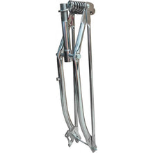 26 inch Bicycle Springer Fork 1" Threaded Bike Fork, Disc Brake Heavy Duty Fork for Cruiser Chopper Bike-Silver
