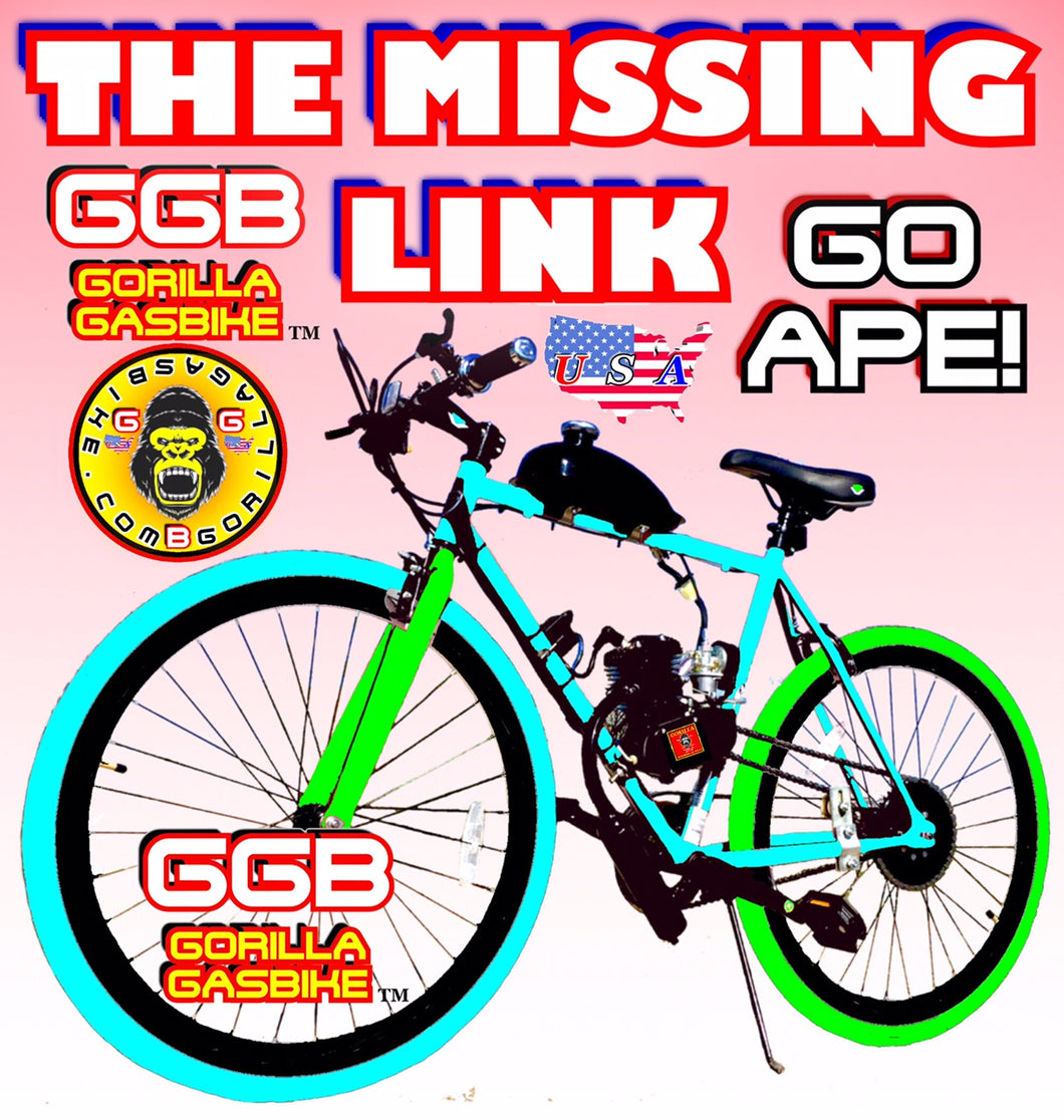 THE MISSING LINK TM COMPLETE DO-IT-YOURSELF 2-STROKE MOTORIZED BIKE SYSTEM