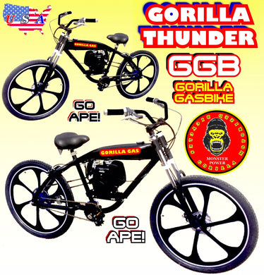 GORILLA THUNDER TM COMPLETE 4-STROKE FULLY MOTORIZED BIKE SYSTEM WITH GAS TANK FRAME BIKE 26