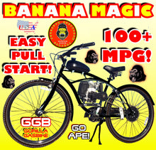 BANANA MAGIC TM COMPLETE 4-STROKE DO-IT-YOURSELF MOTORIZED BIKE SYSTEM BLACK