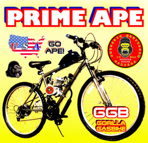PRIME APE TM COMPLETE DO-IT-YOURSELF 2-STROKE 66CC/80CC MOTORIZED 26" MOUNTAIN BIKE SYSTEM