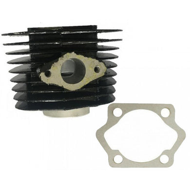 motorized bike 2-stroke Black 66cc/80cc Cylinder Body and Base Gasket (with 40mm intake stud spacing)