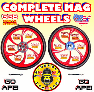 COMPLETE 26" MAG WHEELS FOR MOTORIZED BIKES