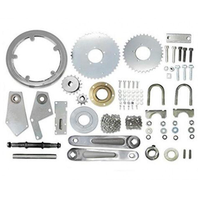 Motorized bicycle clearance shift kit