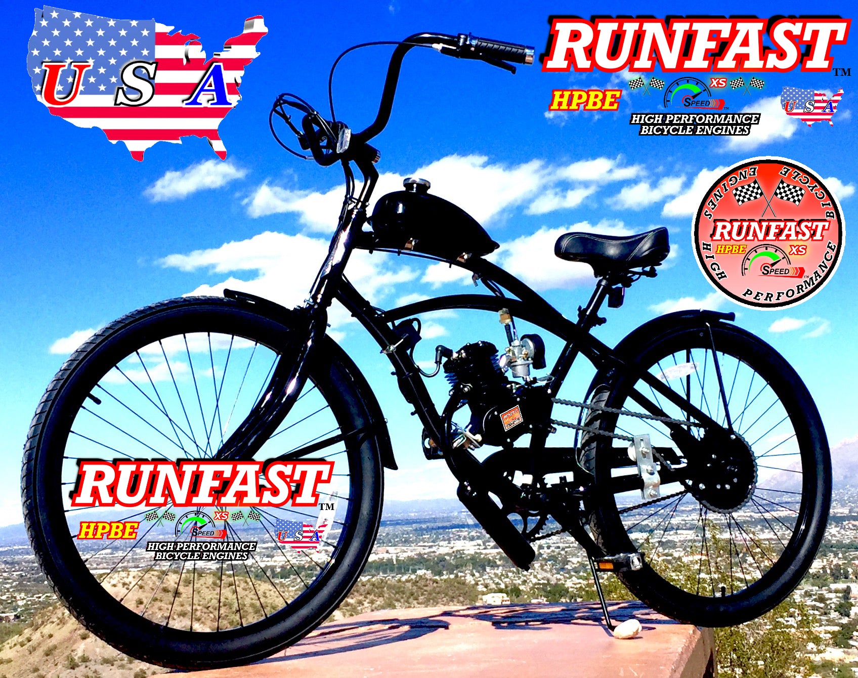 80cc Bicycle Engine Kit 2-Stroke Gas Motorized Bike Motor Kit 26′ 28 80cc Bicycle Engine Kit 2-Stroke Gas Motorized Bike Motor Kit 26′ 28
