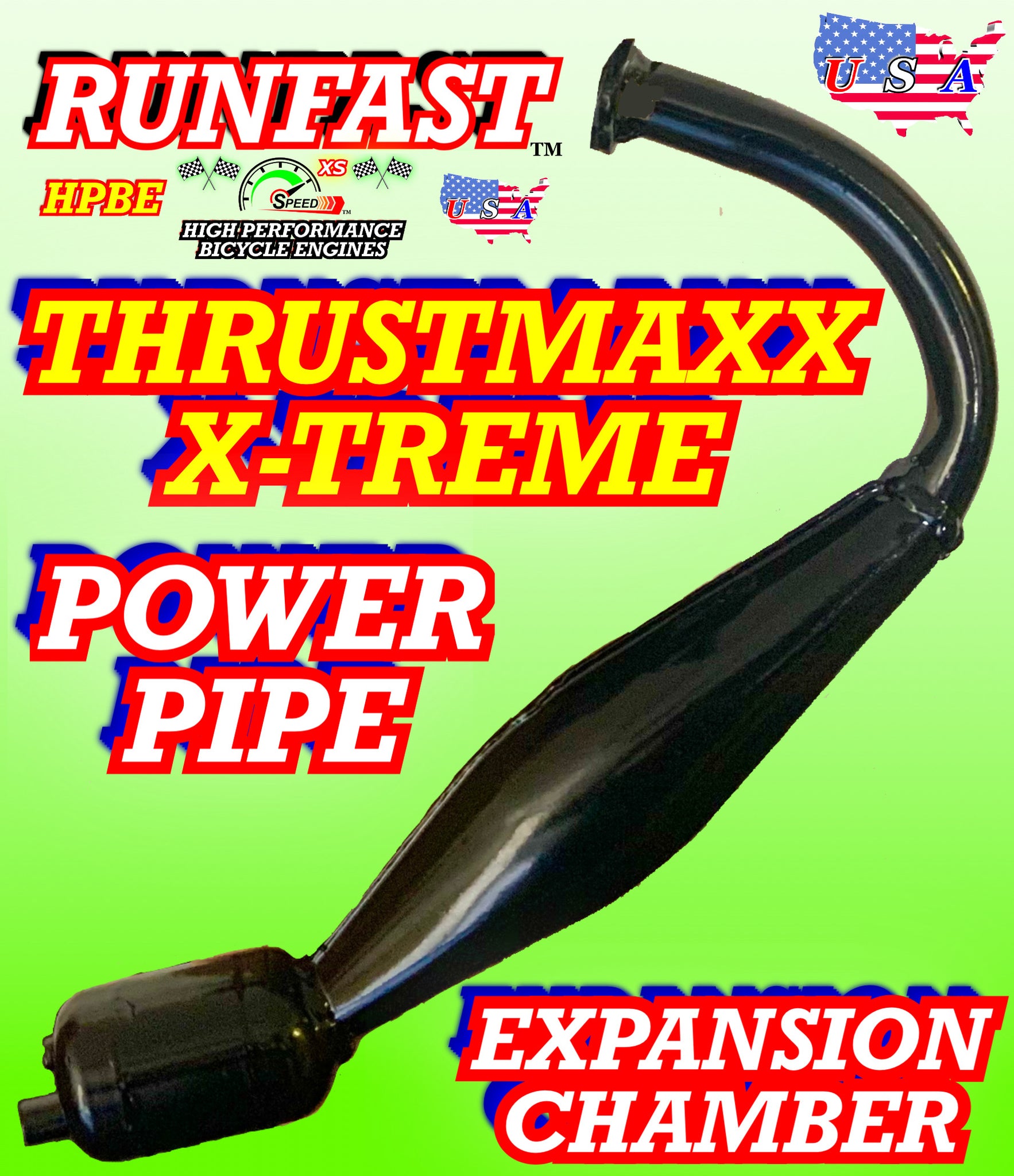 Hyperfire Engine MONSTER HYPERFIRE RUNFAST HYPERFIRE TM 2-stroke 66cc/80cc HYPERFIRE Mo ...