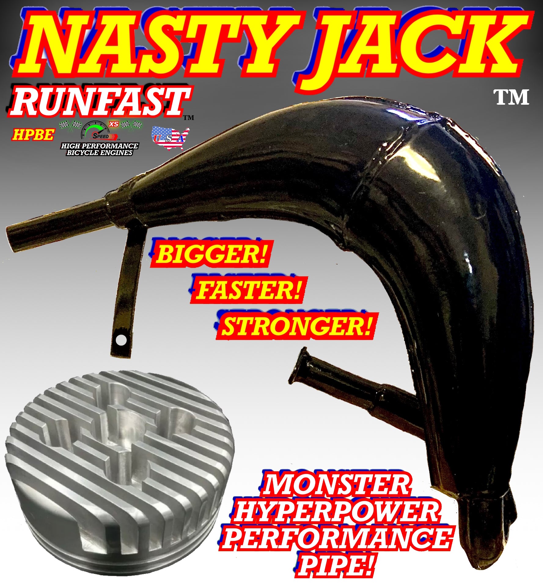 RUNFAST NASTY JACK HIGH PERFORMANCE 2-STROKE 66cc 80cc EXPANSION