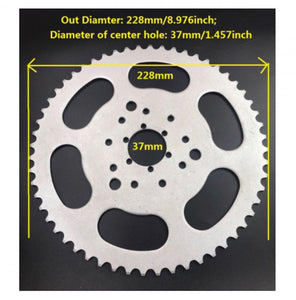 High performance Multifunctional 56 Teeth Sprocket 3+6+9 holes