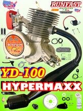 RUNFAST TM 2-STROKE 2-STROKE MOTORIZED BIKE YD-100 KIT WITH HYPERMAXX POWER PIPE