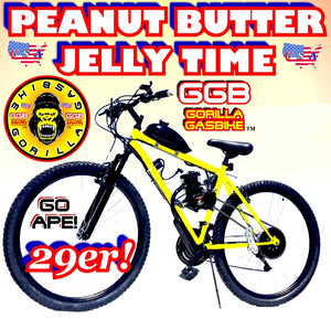 PEANUT BUTTER JELLY TIME TM COMPLETE DO-IT-YOURSELF 2-STROKE 66CC/80CC MOTORIZED 29" MOUNTAIN BIKE SYSTEM