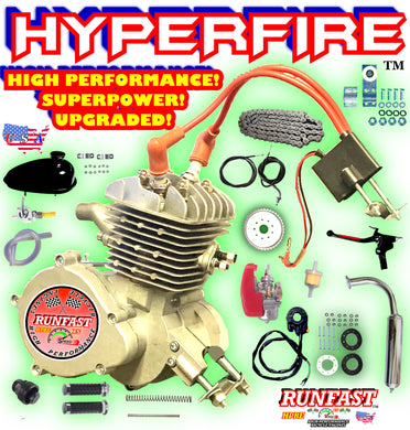 Hyperfire Engine COMPLETE 2-STROKE BICYCLE ENGINE KITS – gorilla gasbike
