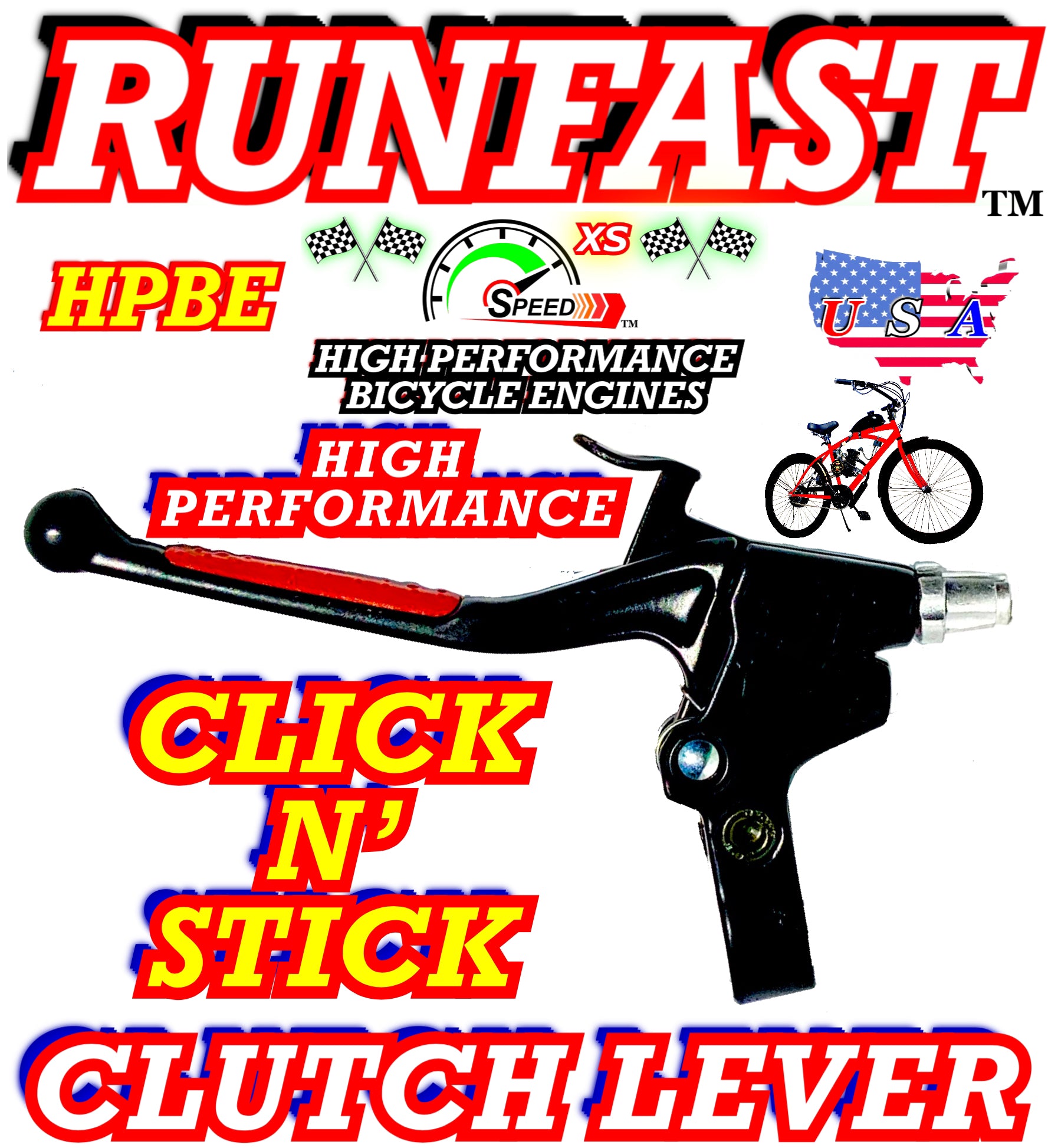 CLUTCH LEVER FOR 2-STROKE 48CC/66CC/80CC MOTORIZED BIKES – gorilla