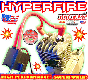 HYPERFIRE 2-STROKE HIGH PERFORMANCE 2-STROKE 66cc/80cc BICYCLE ENGINE ONLY FOR MOTORIZED BIKE KIT AND CARBURETOR