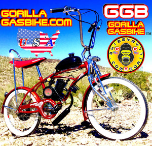 LOW RIDER 20” COMPLETE DO-IT-YOURSELF 2-STROKE 66CC/80CC MOTORIZED CRUISER BIKE SYSTEM