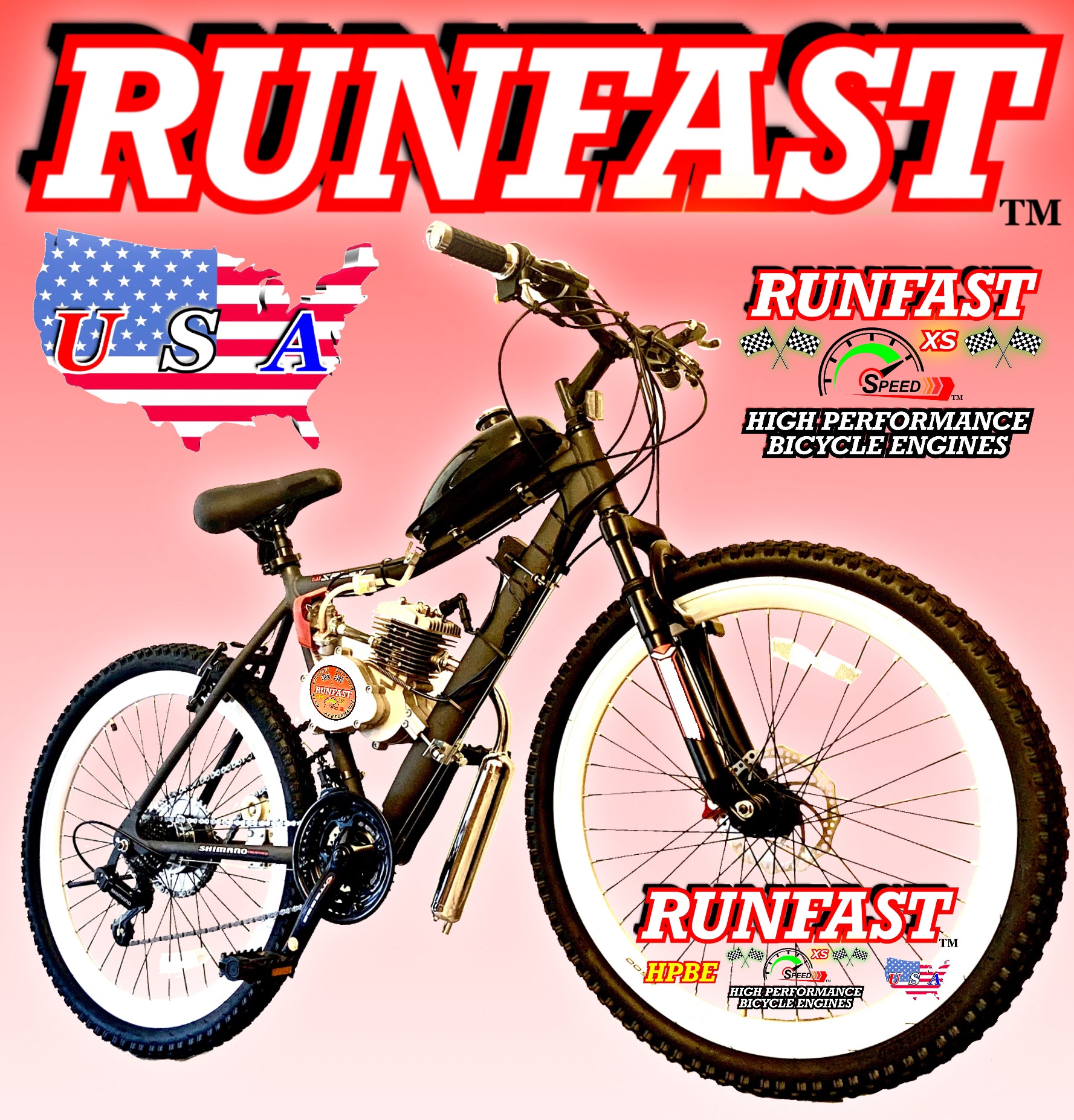 Mountain Bike Stroke Kit For Bicycle RUNFAST MACH 10 TM COMPLETE