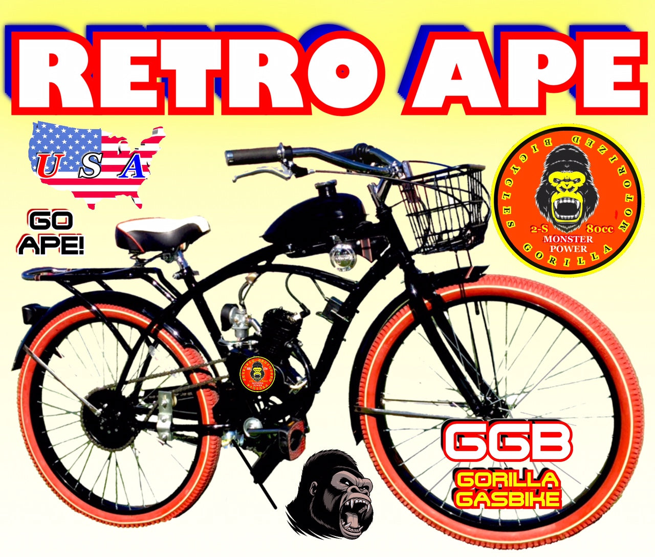 Retro motorized bicycle online